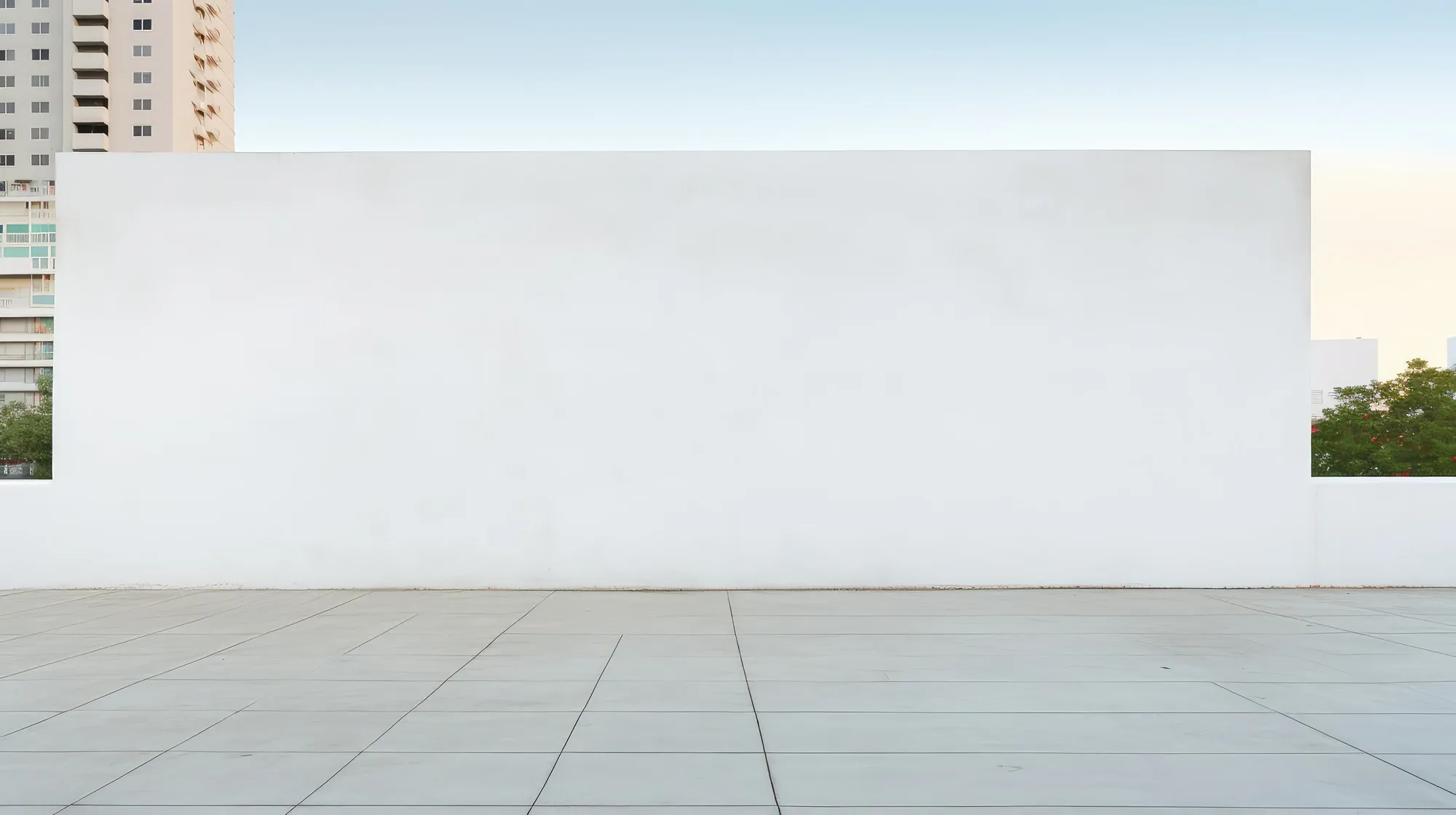 Outdoor Vinyl Wall Wrap Concrete